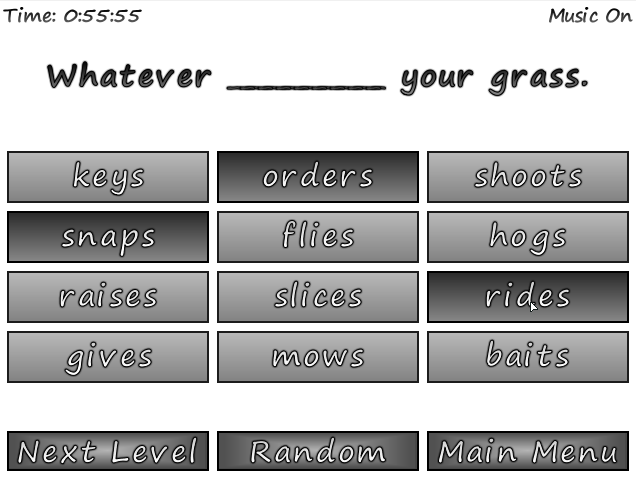 Whatever Goads Your Goat