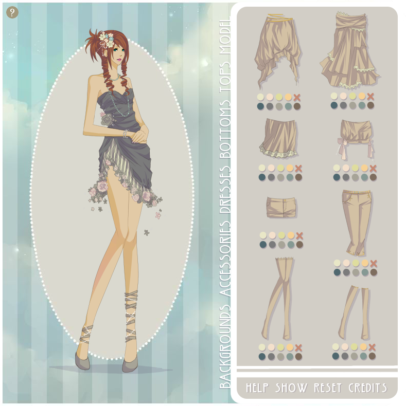 Modern Mucha Dress-Up Game