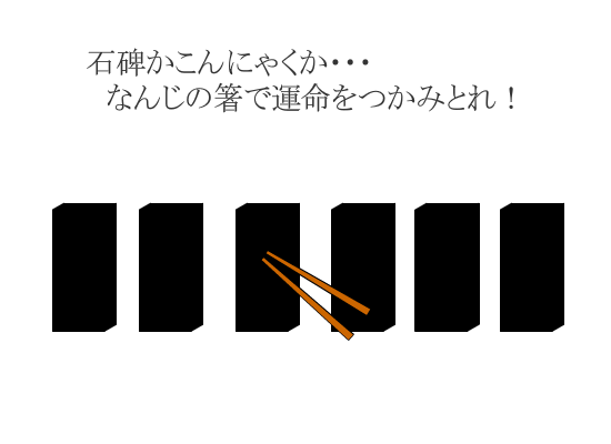 コンセキ～こんにゃくか石碑なのか～