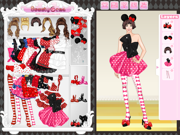 Mikey Princess Dress Up Game