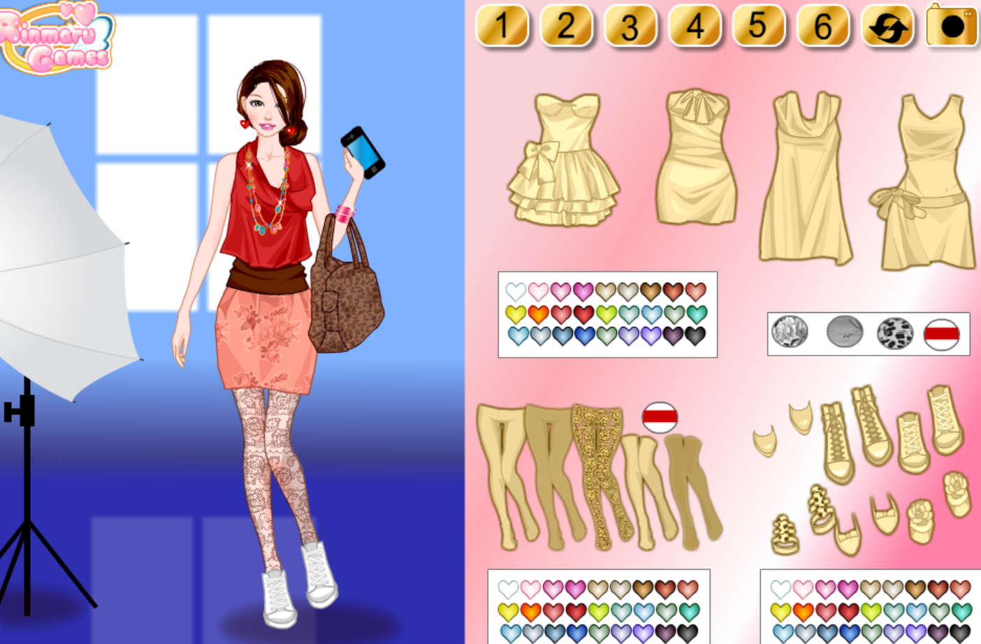 Cute Model Dress Up Game