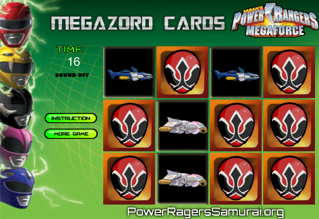 Power Rangers Megaforce: Megazords Cards