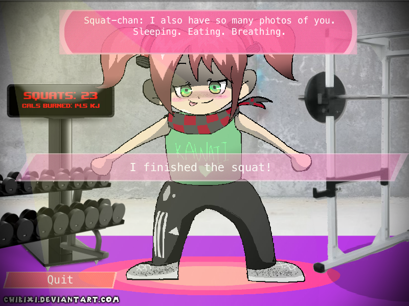 Squat with Me or DIE! Fitness x Dating Sim