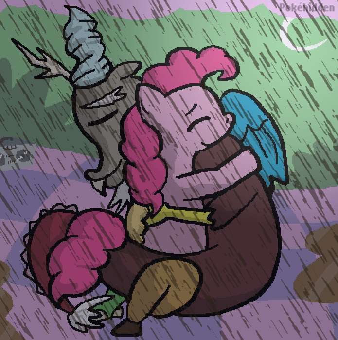 Pinkie Pie and Discord