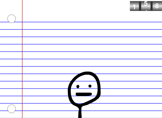 Stick Figure Draws a Picture of Himself Every Day for 1 Year