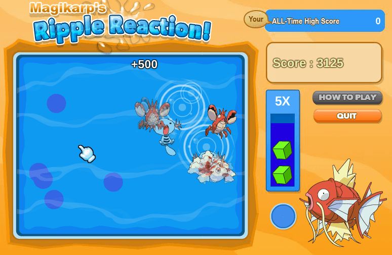 Magikarp's Ripple Reaction!