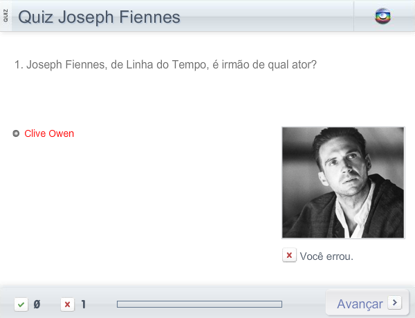 Quiz Joseph Fiennes