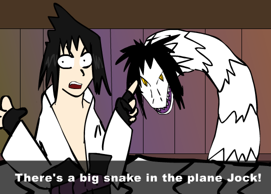 Sasuke fears snakes