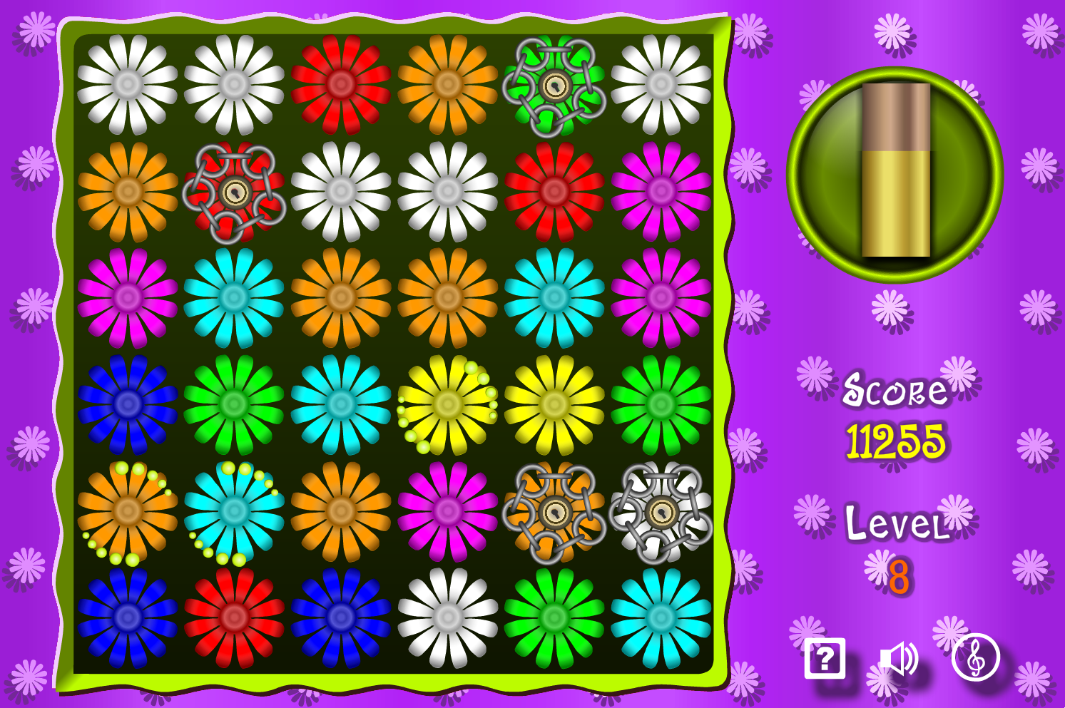 Flower Action Puzzle