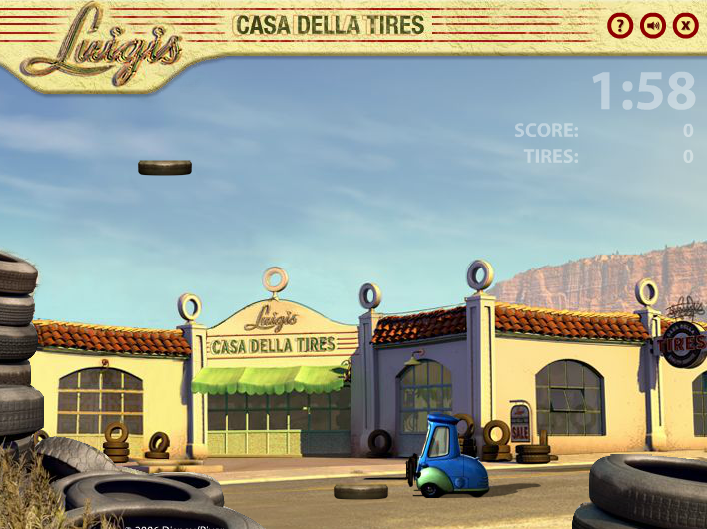 Cars: Luigi's Casa Della Tires