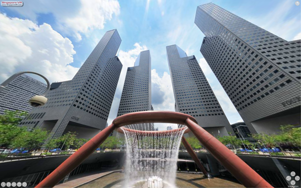Suntec City - The Fountain of Wealth (财富之泉) Virtual Reality Image