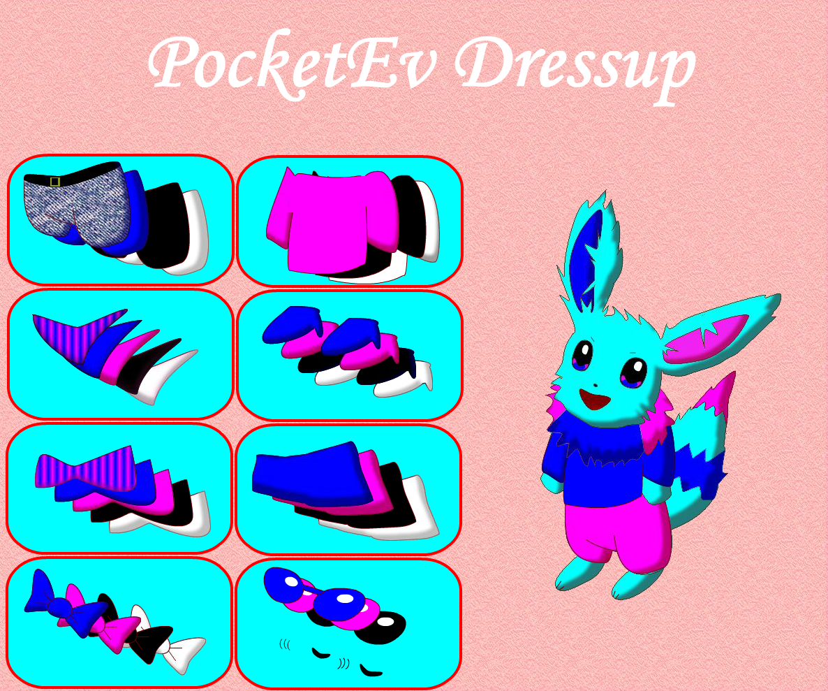 Pocketev: An Eevee Dressup