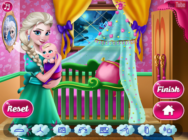 Elsa Mommy Room Deco