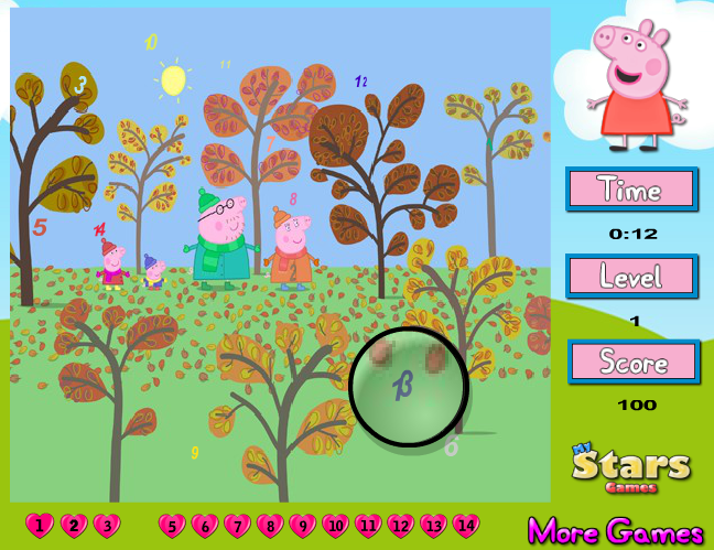 Peppa Pig Hidden Numbers