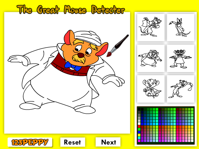 The Great Mouse Detecter Online Coloring Game