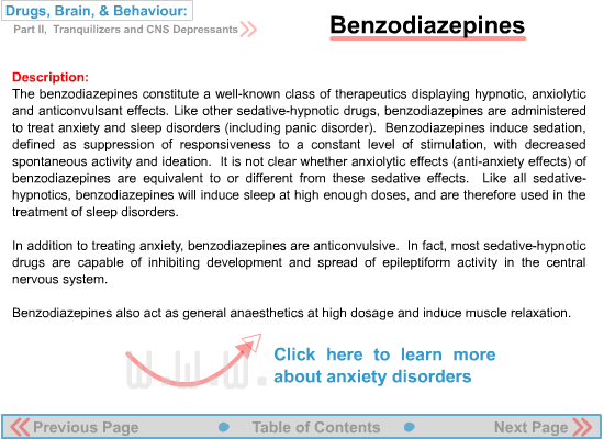 Drugs, Brain & Behaviour: Part II, Tranquilizers and CNS Depressants