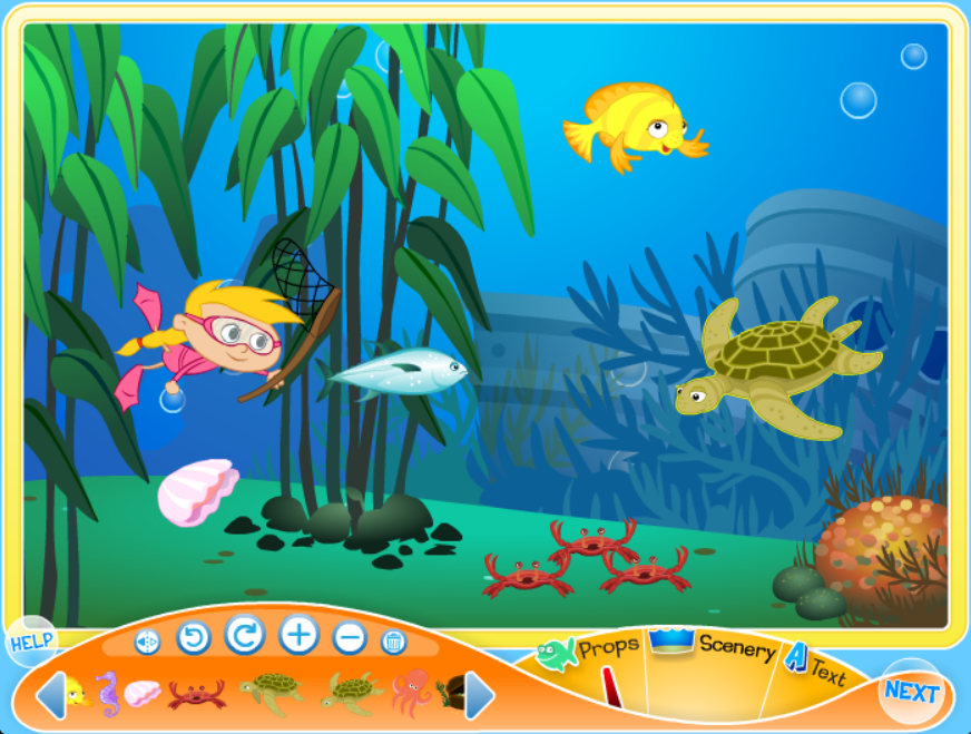 Keep Oceans Clean e-Card Maker