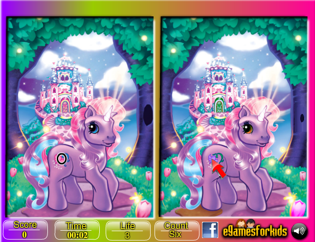 My Little Pony 6 Differences