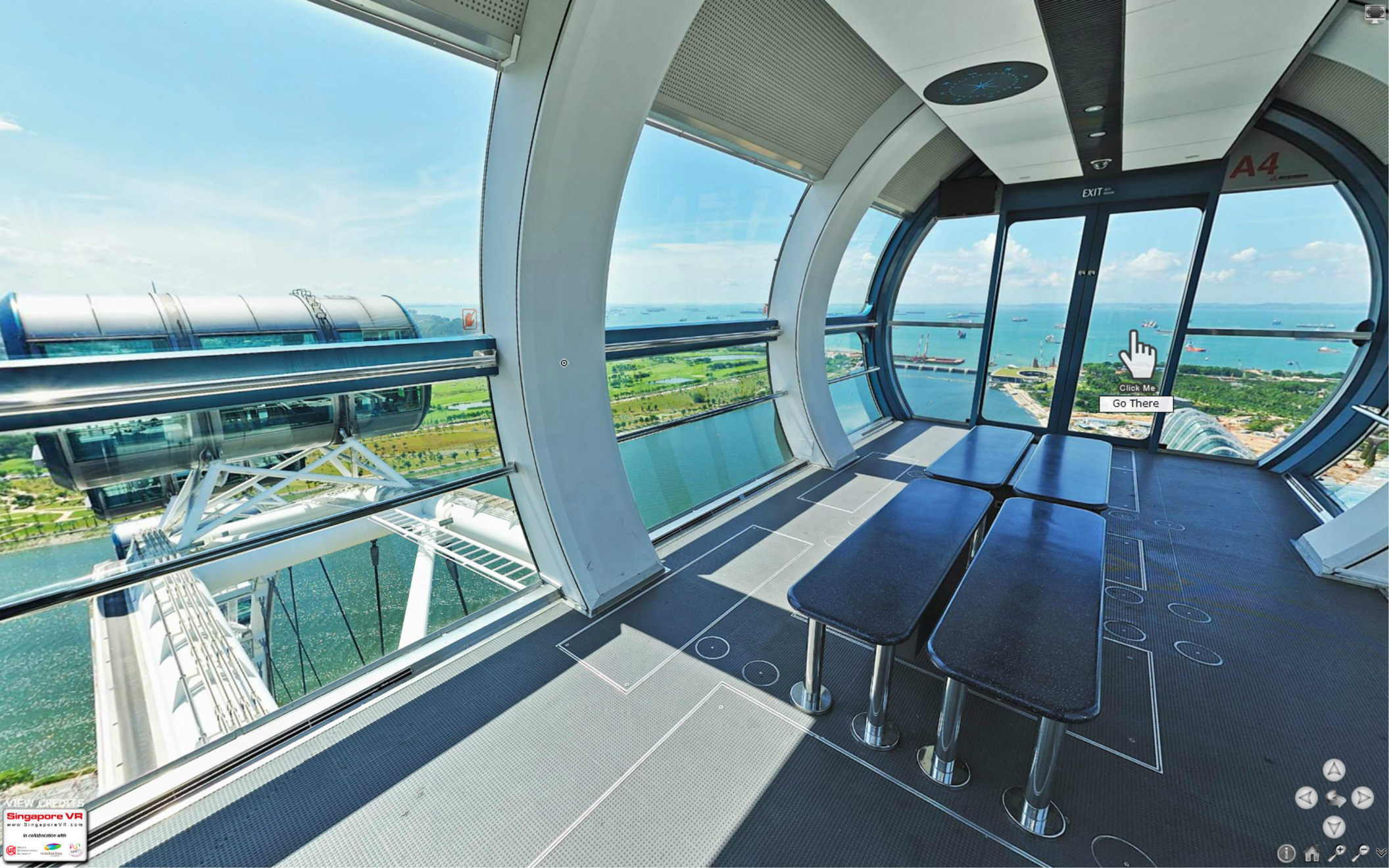Singapore Flyer: Capsule Virtual Reality Image