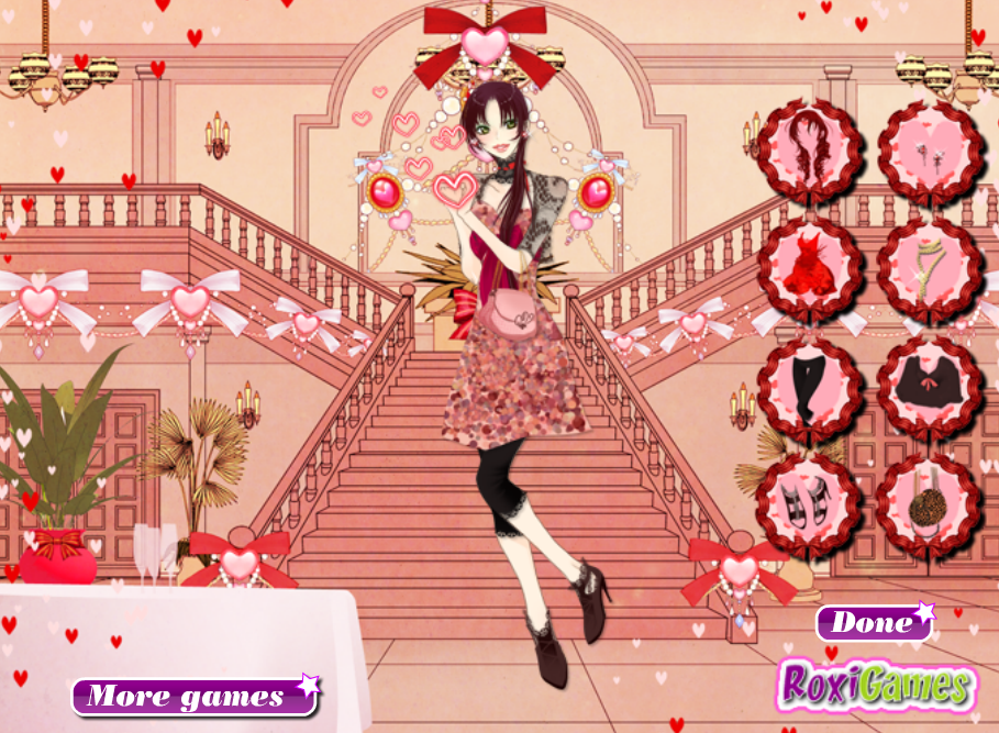 Valentine's Day Dress Up Game