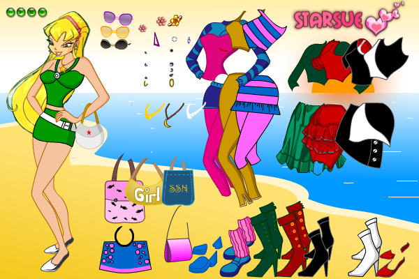 Winx Club Stella In The Beach