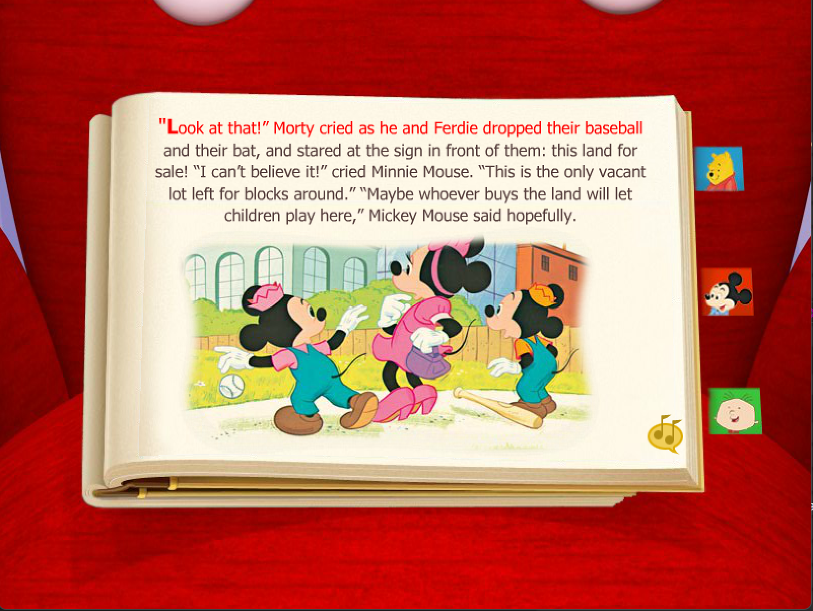 Disney's Preschool Time Online Read Alongs