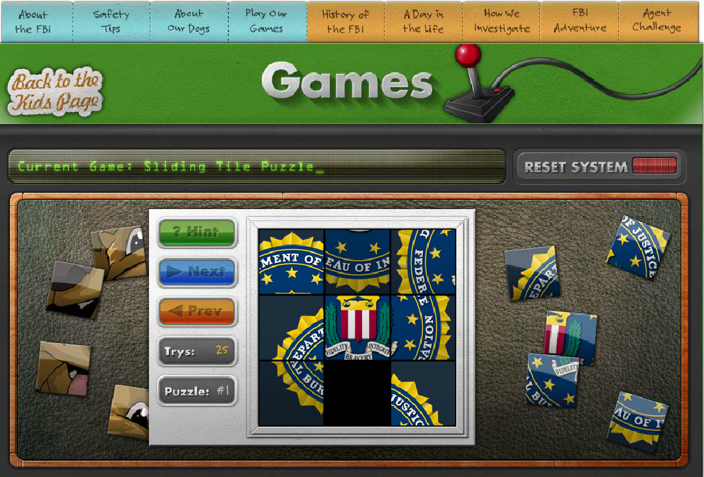 FBI Kids Games
