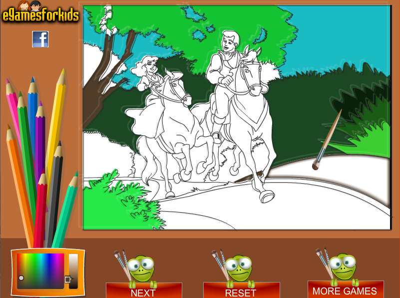 Princess Cinderella Coloring