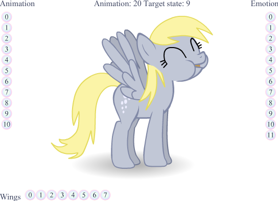 Derpy's game animations