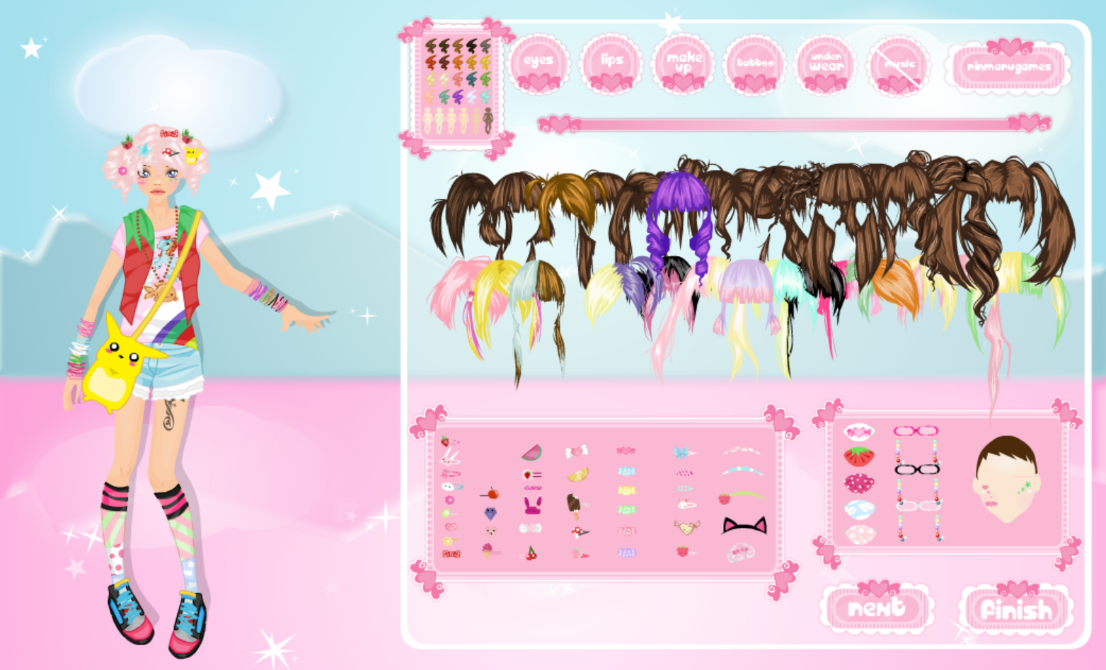 Mega Decora Dress Up Game