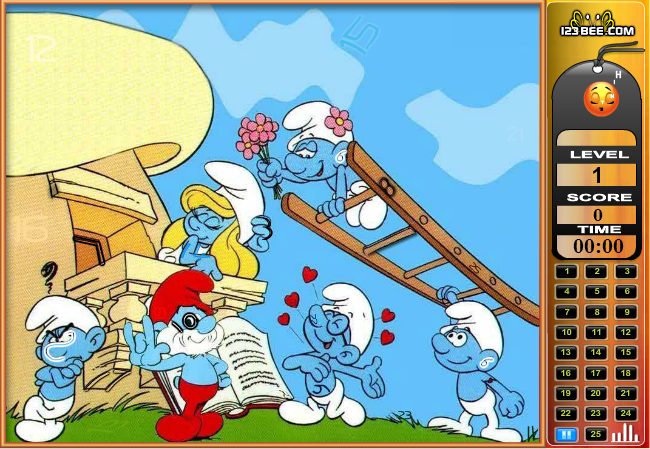 The Smurfs - Find the Numbers