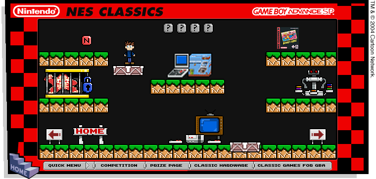 NES Classics Microsite