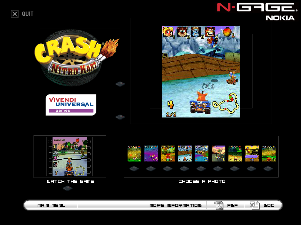 Nokia N-Gage E3 2004 Press Kit