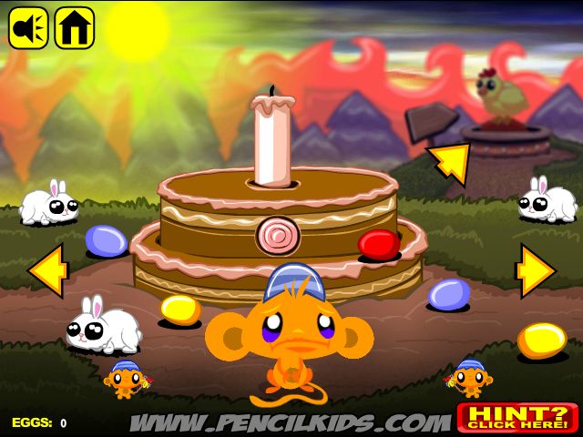 Monkey Go Happy Easter