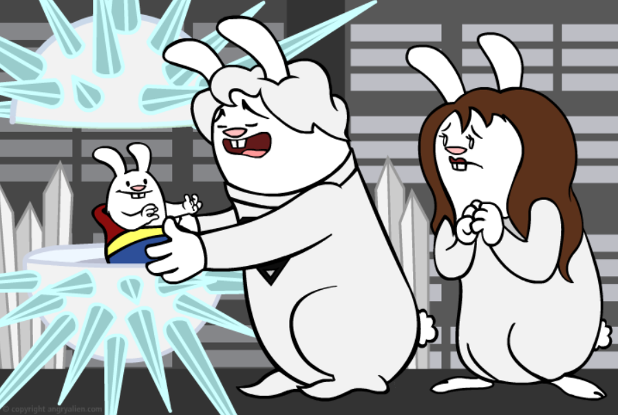 Superman the Movie! in 30 Seconds (and Re-Enacted by Bunnies)