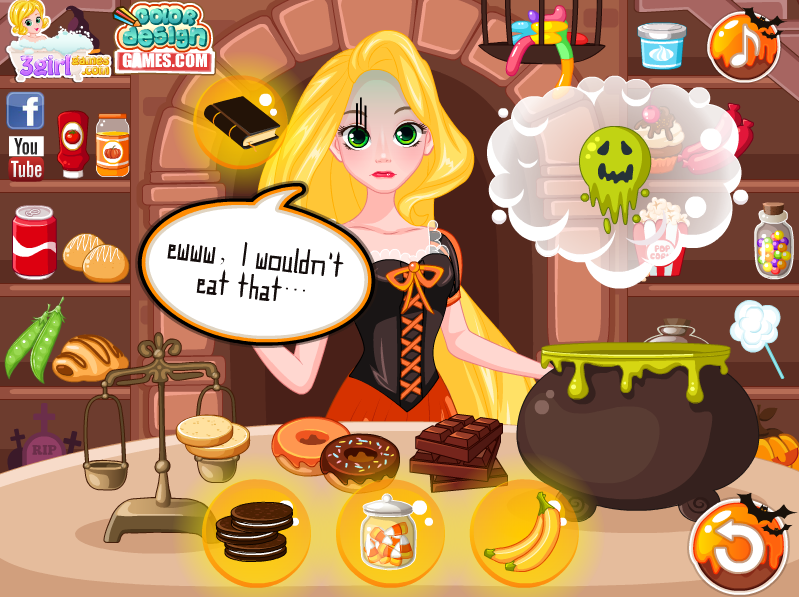 Rapunzel's Halloween Snacks