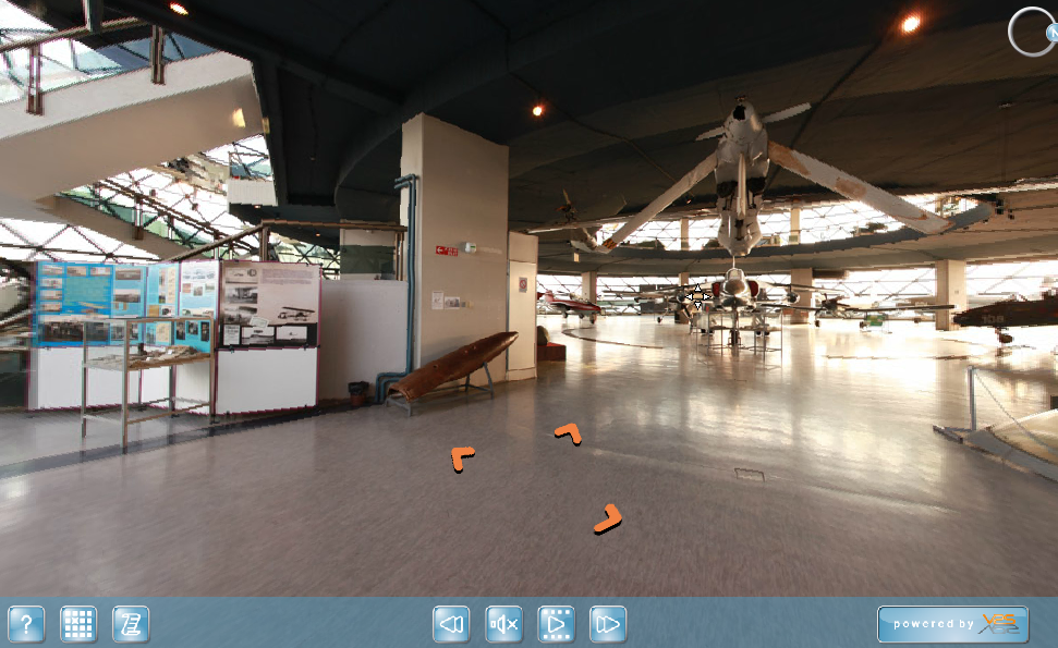 Web 360 Virtual Walk System Muzej Vazduhoplovstva Beograd