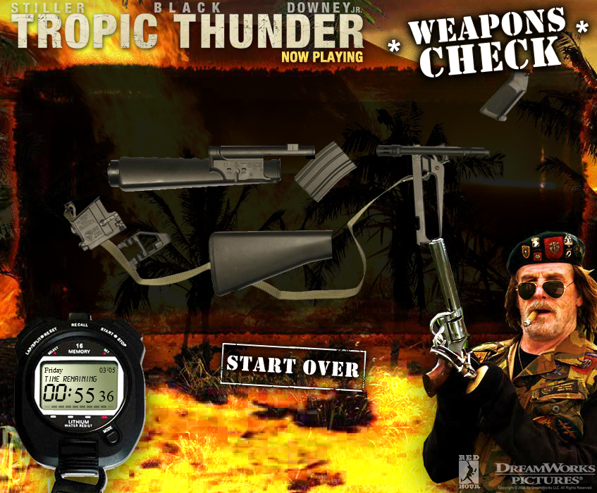 Tropic Thunder Weapons Check