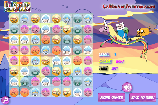 Adventure Time Candy Match