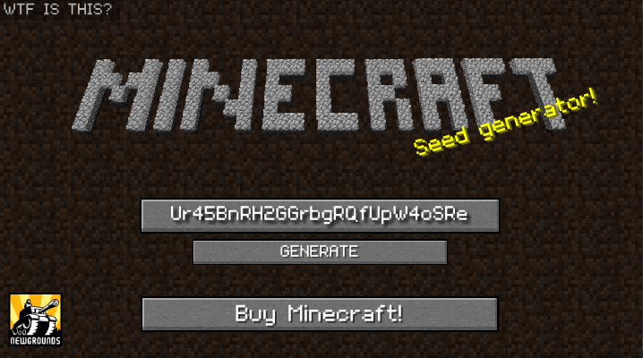 Minecraft Seed Generator!