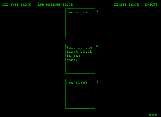 Text Adventure Creation Kit