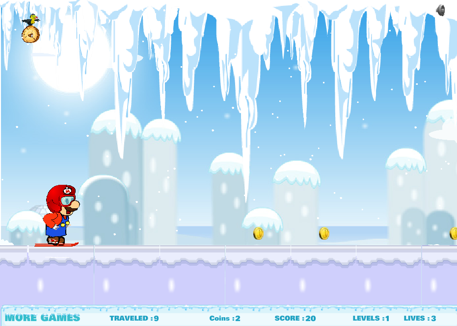 Mario Snow Fun