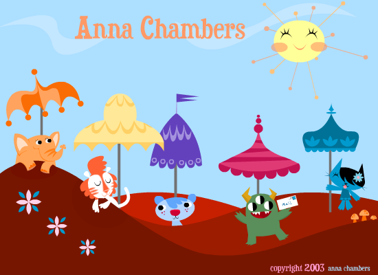 Anna Chamber's 2003 Website