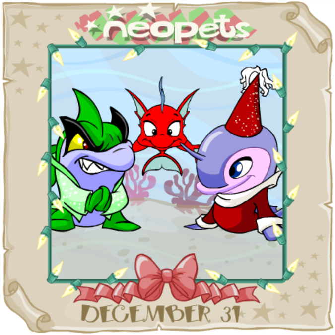 Neopets Advent Calendar 2003: Day 31