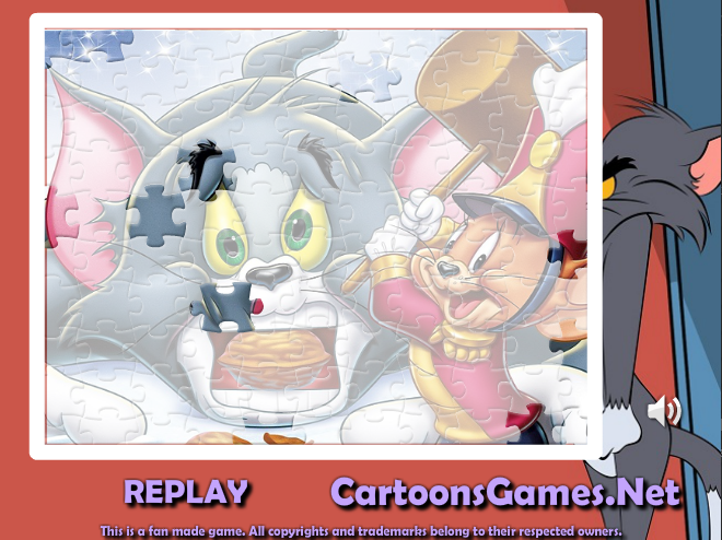 Tom And Jerry Sort My Jigsaw