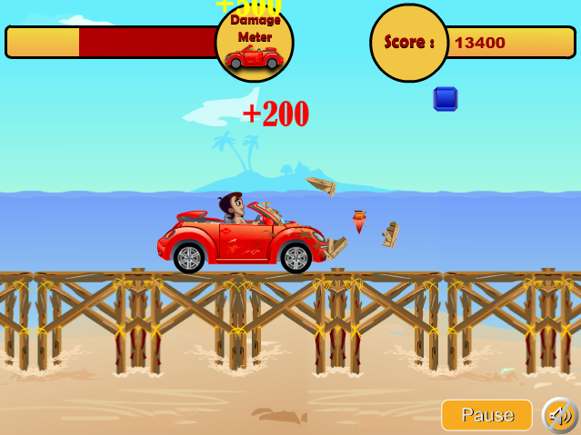 Chhota Bheem And Sports Car