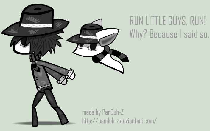 Run little guys, run!