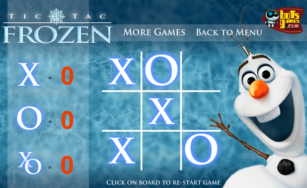 Tic Tac Frozen Olaf