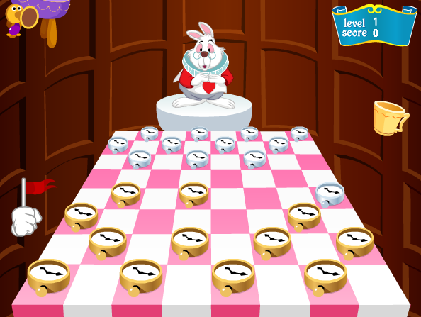 Checkers of Alice in Wonderland