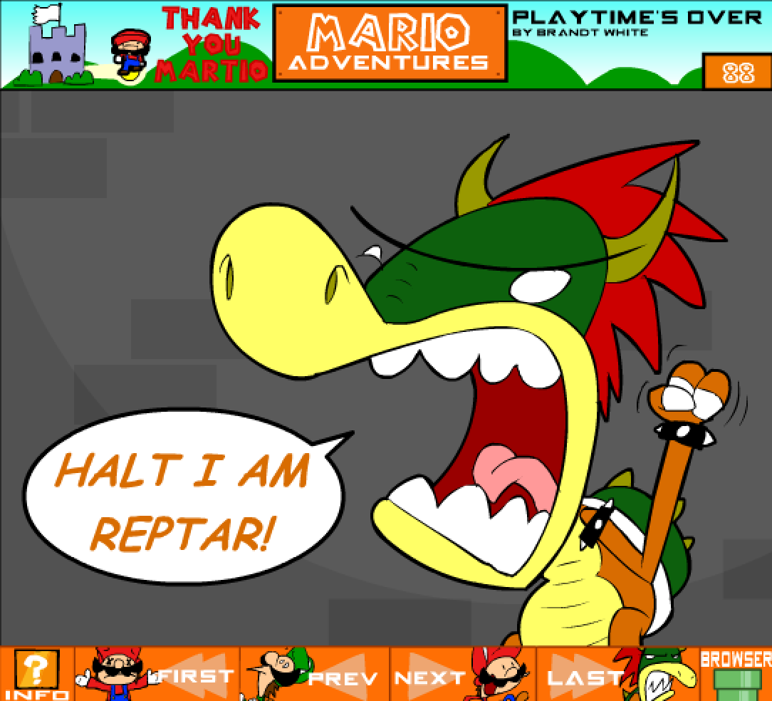 Mario Adventures #35 'Your Marios Need to be in Another Castle'